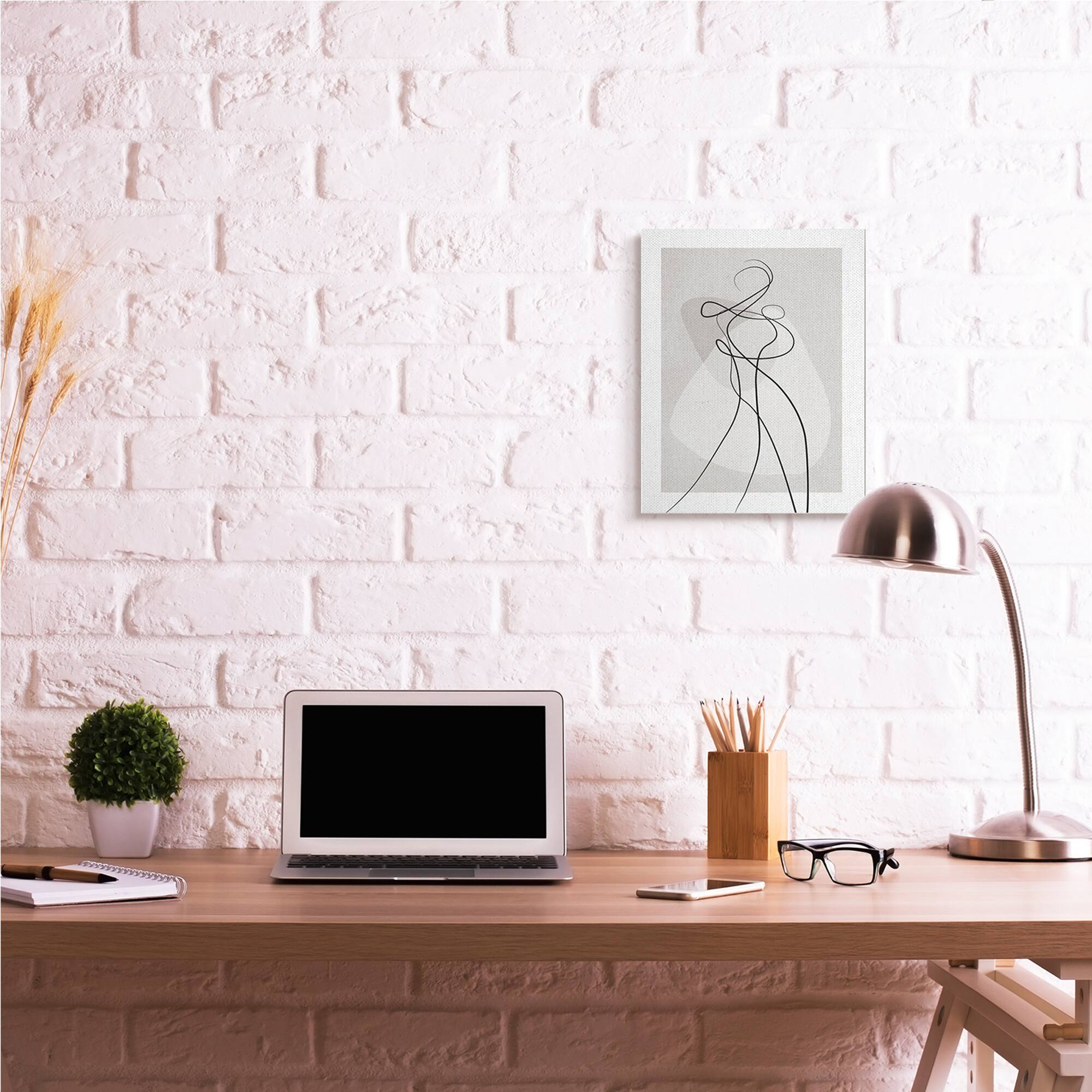 Stupell Industries Surreal Figure Expressive Body Abstract Contemporary Canvas Wall Art